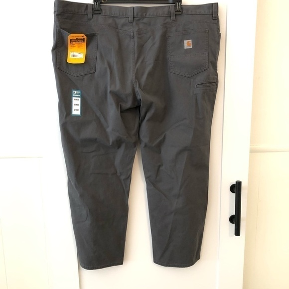 Carhartt Gray Canvas Relaxed Fit Pants 52 x 32 - Picture 3 of 9